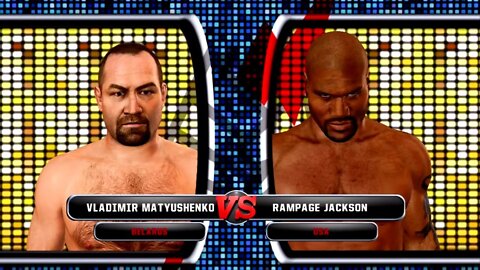 UFC Undisputed 3 Gameplay Rampage Jackson vs Vladimir Matyushenko (Pride)