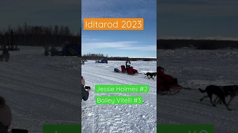Iditarod 2023, Jessie Holmes and Bailey Vitello