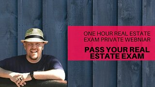 One hour private real estate webinar