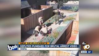 Deputies punished for brutal arrest video