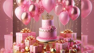 Happy Birthday Song For Girls! Princess Happy Birthday! Happy Birthday with Princess Crowns!