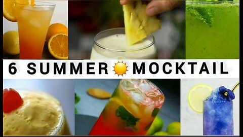 6 SUMMER MOCKTAIL