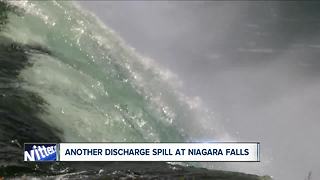 Sewage discharge spill at Niagara Falls