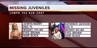 Police ask assistance in locating 2 missing girls from east Las Vegas
