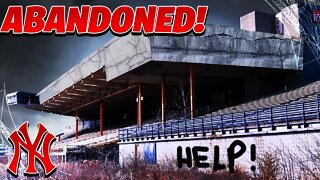 Abandoned Triple-A Yankees Baseball Stadium from the 1930's; Cooper Stadium in Columbus,Ohio