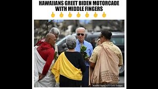 Joe Biden Falls Asleep During Memorial For Dead Hawaiians -this is elder abuse 8-23-23 Salty Cracker