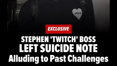 My TMZ LIVE Appearance Discussing Stephen “Twitch” Boss’s Recent Suicide