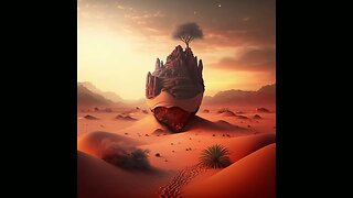 Island in desert