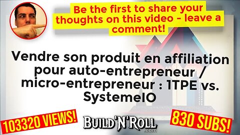 Vendre son produit en affiliation pour auto-entrepreneur / micro-entrepreneur : 1TPE vs. SystemeIO