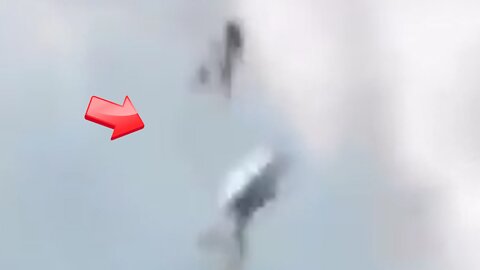 Winged humanoid flying near cloudiness is it real?