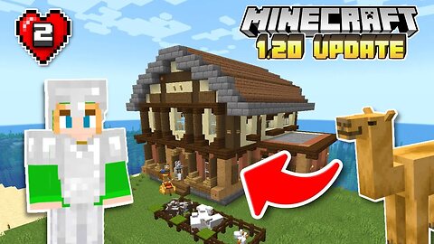 Building My Starter Base & Farms -- Minecraft 1.20 Survival Let's Play [Episode 1]