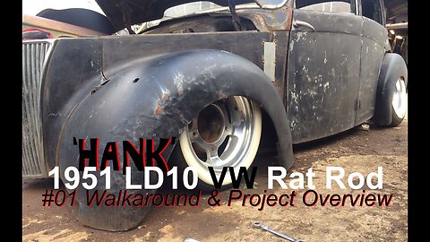 Volksrod VW Rat Rod Walkaround & overview, Lanchester LD10 1969 VW Beetle Bug based Volks Rod HANK