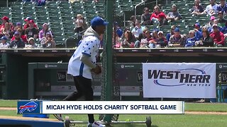 Bills player Micah Hyde holds charity softball game