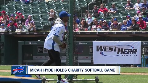 Bills player Micah Hyde holds charity softball game