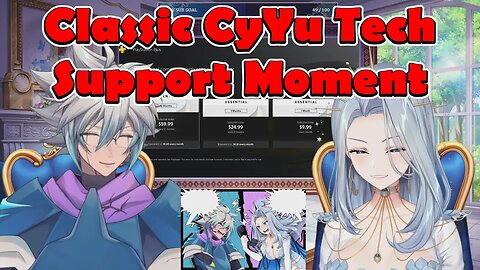 @LeeandLie x @CyYuVTuber - Classic CyYu Tech Support Moment #vtuber #clips