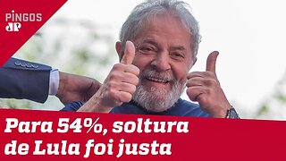 Datafolha garante que brasileiros apoiam soltura de Lula