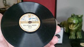 Ten Little Nigger Boys / The Farmer In The Dell ~ Little Marvel F139 5½" 78rpm Dansette Popular MK2