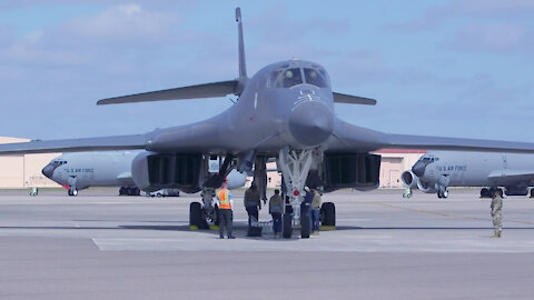 B-1 Arrival At MacDill Air Force Base