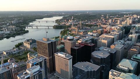 The Building and Population View of Canada_Drone View_Beauty of Canada_Tour Shoots