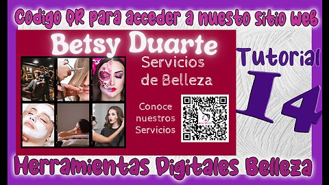 🆕 Como crear tu código QR para acceder a tu Sitio Web ✅ Herramientas Digitales Belleza ✅ Tutorial 14