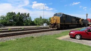 CSX Q169 Intermodal Double-Stack Train from Berea, Ohio June 5, 2021