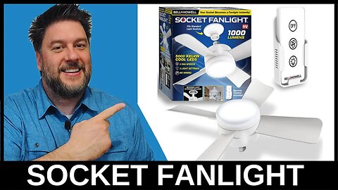 Socket Fanlight. As seen on TV socket fan light. [497]