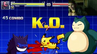 Pokemon Characters (Pikachu, Gengar, Snorlax, And Mew) VS The Atom In An Epic Battle In MUGEN