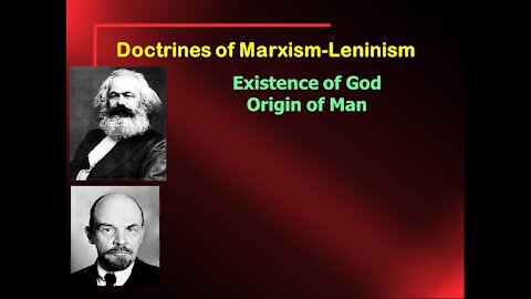 Video Bible Study: Marxism / Communism or the Gospel of Jesus - Part 1