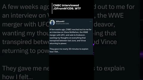 TWR News-CNBC Interviewed JDFromNY206. WTF