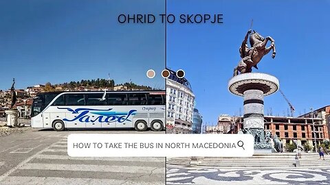 How To Take The Bus In North Macedonia 🇲🇰 Hottest Bus In Europe 🔥