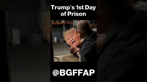 Trump's first day of Jail