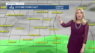 Cool Sunday with a chance for showers