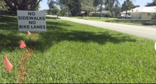 Delray Beach neighborhood fights proposed bike lanes and sidewalks