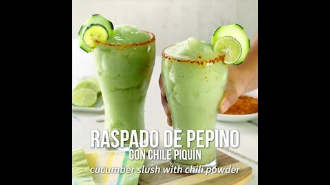 Cucumber Scraping with Piquín Chili