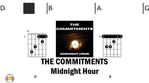 THE COMMITMENTS Midnight Hour - Guitar Chords & Lyrics HD