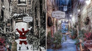 La ruelle la plus festive du Vieux-Port de Montréal revient officiellement pour Noël