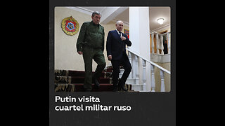 Putin visita el cuartel de las Fuerzas Armadas rusas en Rostov del Don