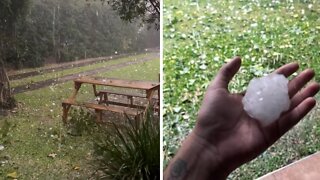Extreme footage shows terrifying hailstorm in Argentina