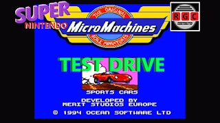 Micro Machines - Test Drive - Retro Game Clipping