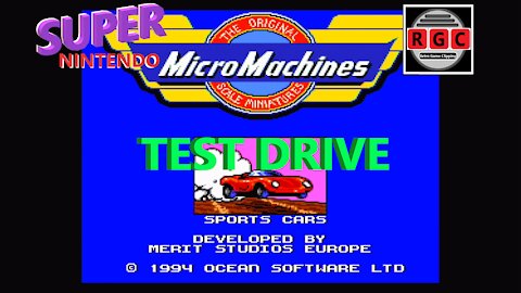 Micro Machines - Test Drive - Retro Game Clipping