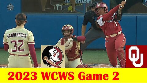 #3 Florida State vs #1 Oklahoma Softball Highlights, 2023 NCAA World Series Championship Game 2