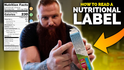 How to read a nutritional label