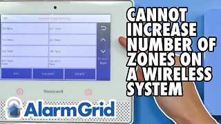 Number of Zones On a Wireless System Cannot be Increased