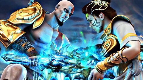 God of War 2 - Kratos Kills Athena (Athena Saves Zeus)