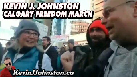 Kevin J Johnston And The Great People Of Calgary March Downtown Part 1