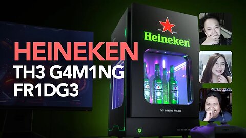 Heineken Gaming PC Fridge - TH3 G4M1NG FR1DG3