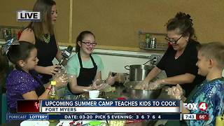 Summer camp teaches kids how to cook -- 7:30am live report