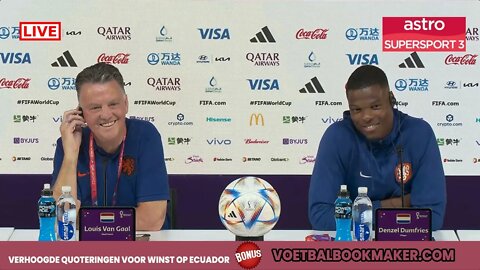 Journalist uit Senegal blijkt zeer groot fan van Louis van Gaal: 'Ik kan je een dikke knuffel geven'