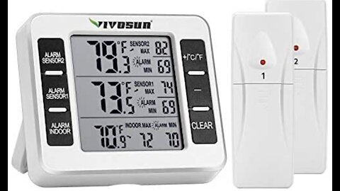 Vivosun Wireless Refrigerator Thermometer Product Review