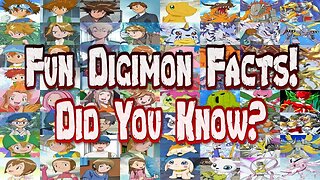 Welcome To My Fun Digimon Facts Did You Know Series!